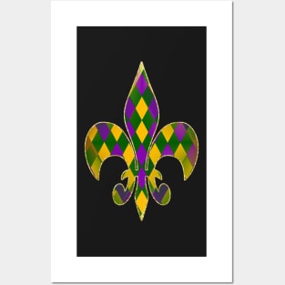 Harlequin Mardi Gras Posters and Art